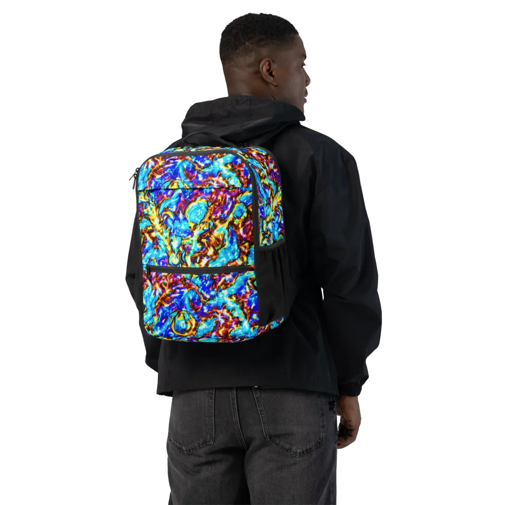 Saturated Storm on Utility Backpack — Back