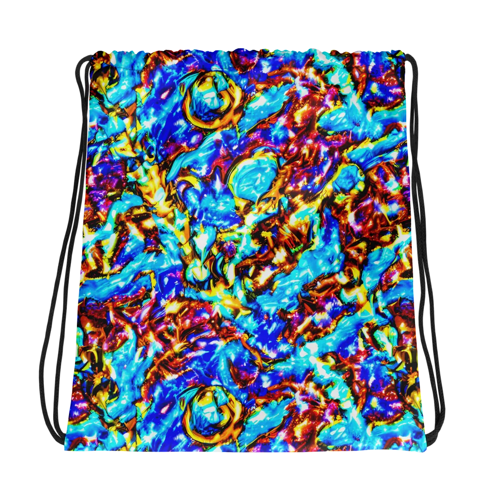 Saturated Storm on Drawstring Bag — Photo
