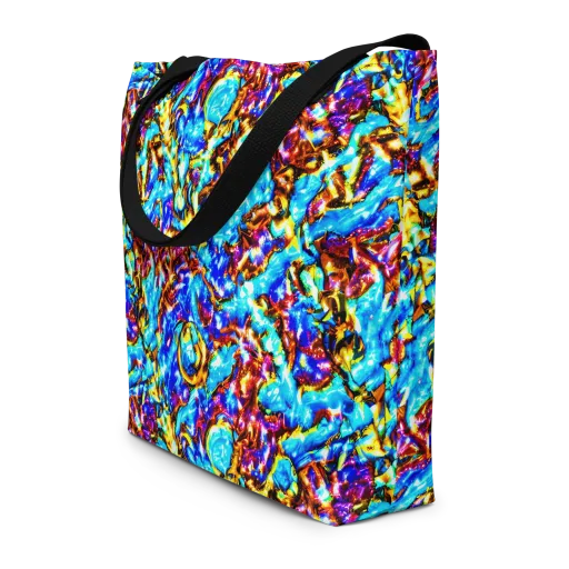 Saturated Storm on a Large Tote Bag W/ Pocket