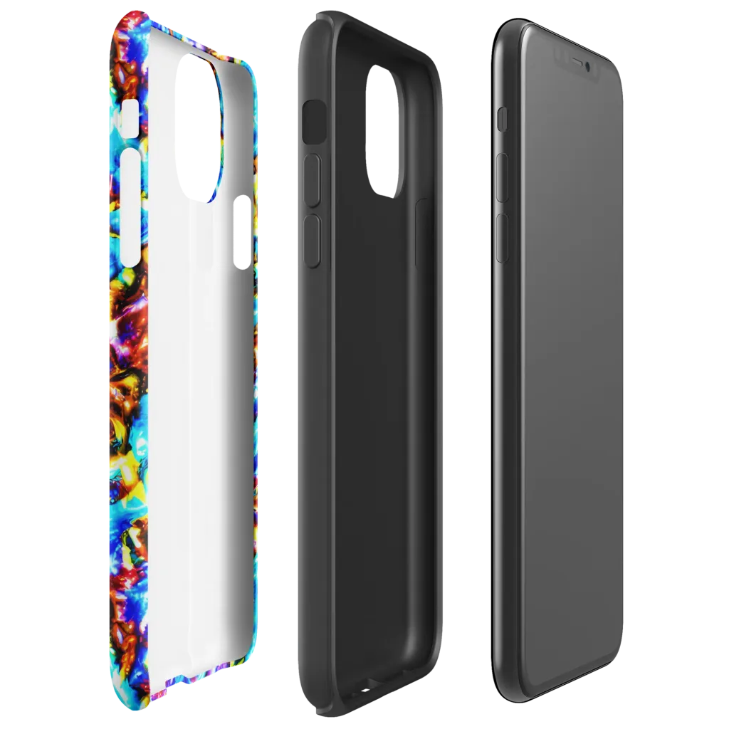 Saturated Storm on Tough Case for iPhone® — Right