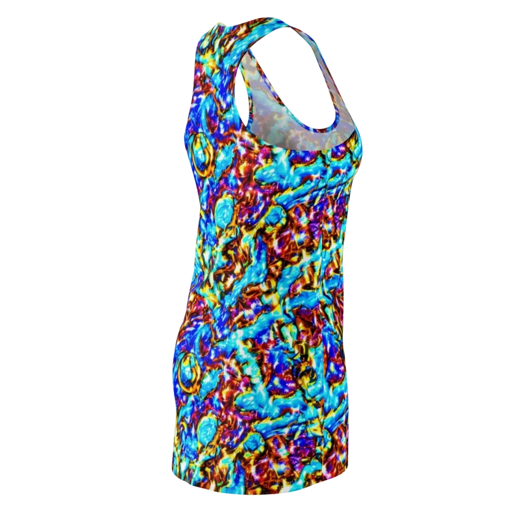Saturated Storm on Racerback Dress — Back Side