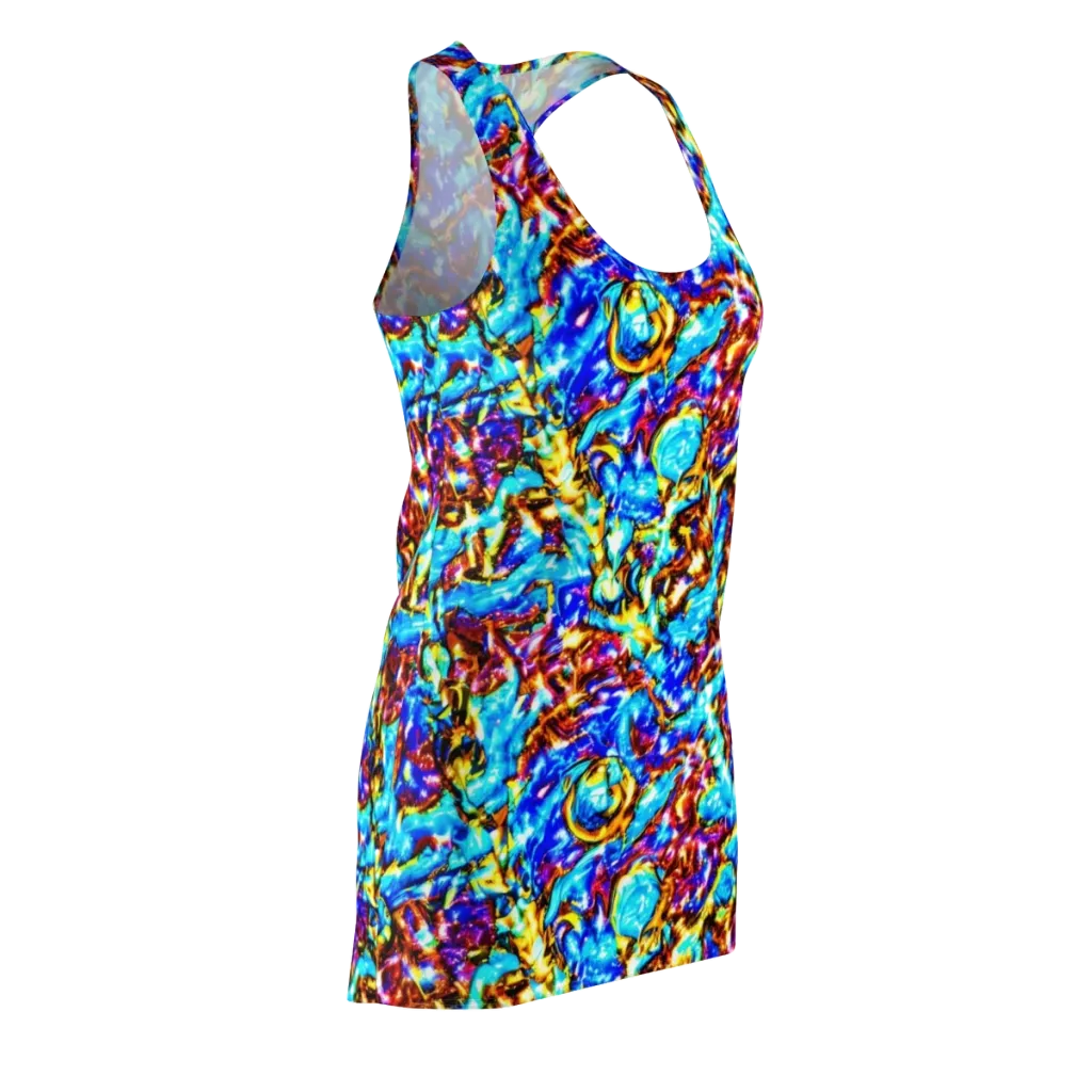Saturated Storm on Racerback Dress — Front Side