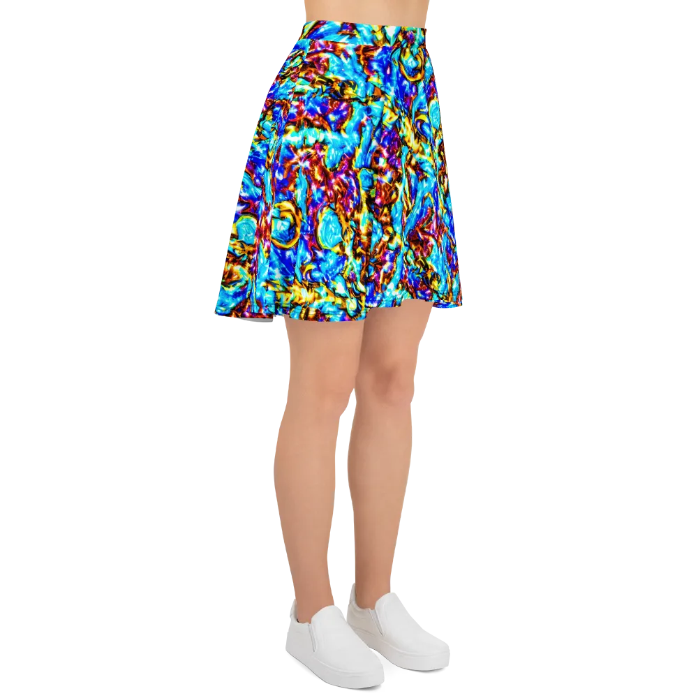 Saturated Storm on Skater Skirt — Right