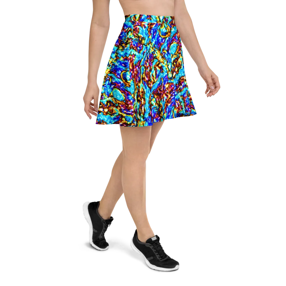 Saturated Storm on Skater Skirt — Right