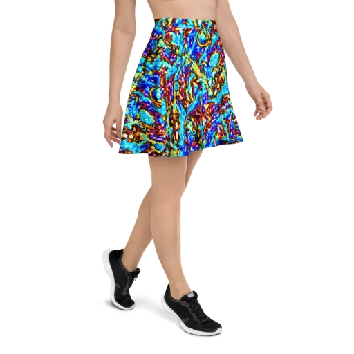 Saturated Storm on a Skater Skirt
