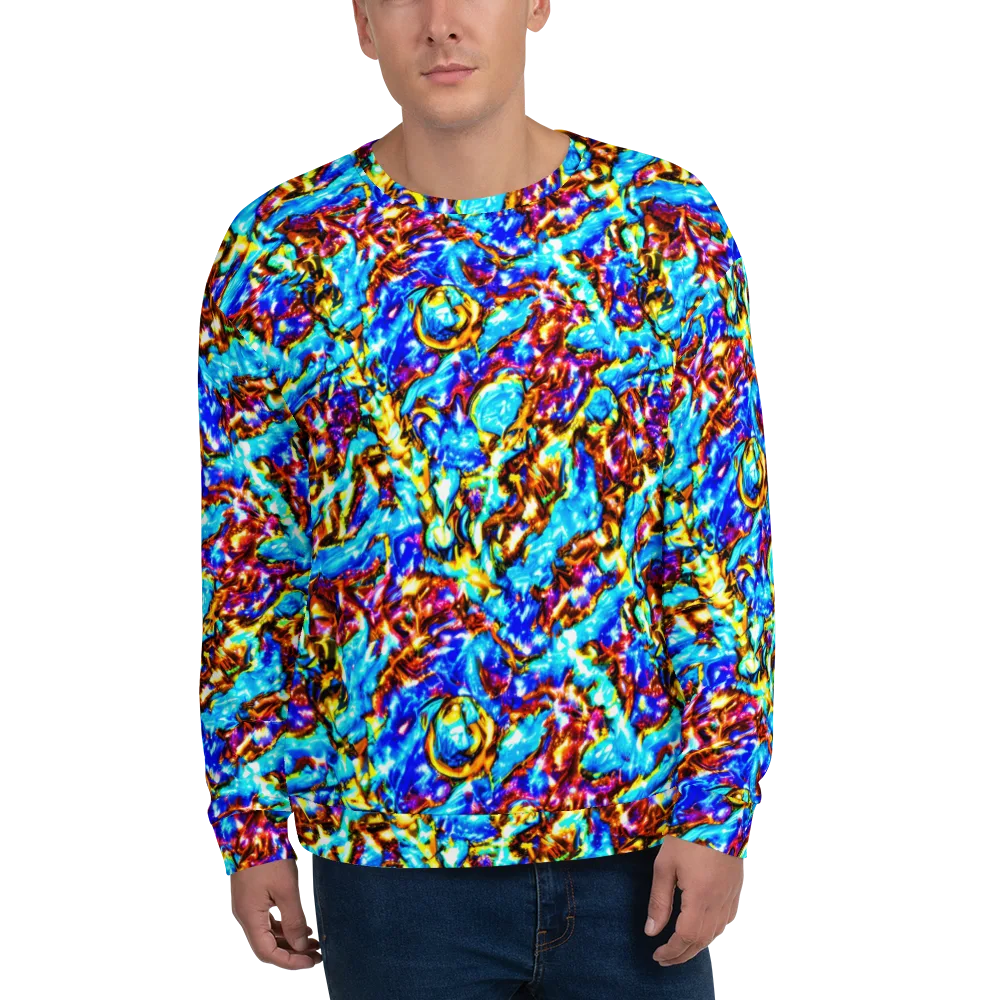 Saturated Storm on Sweatshirt — Front