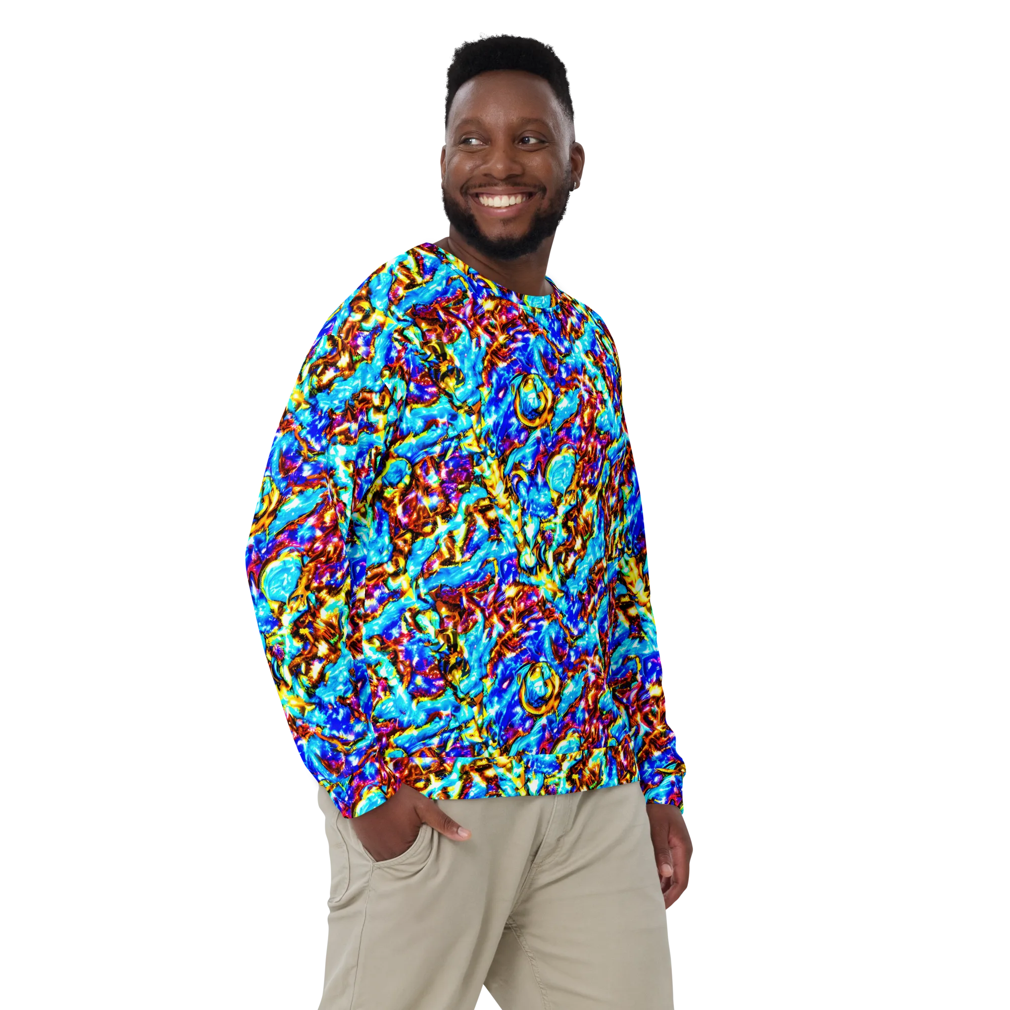 Saturated Storm on Sweatshirt — Front