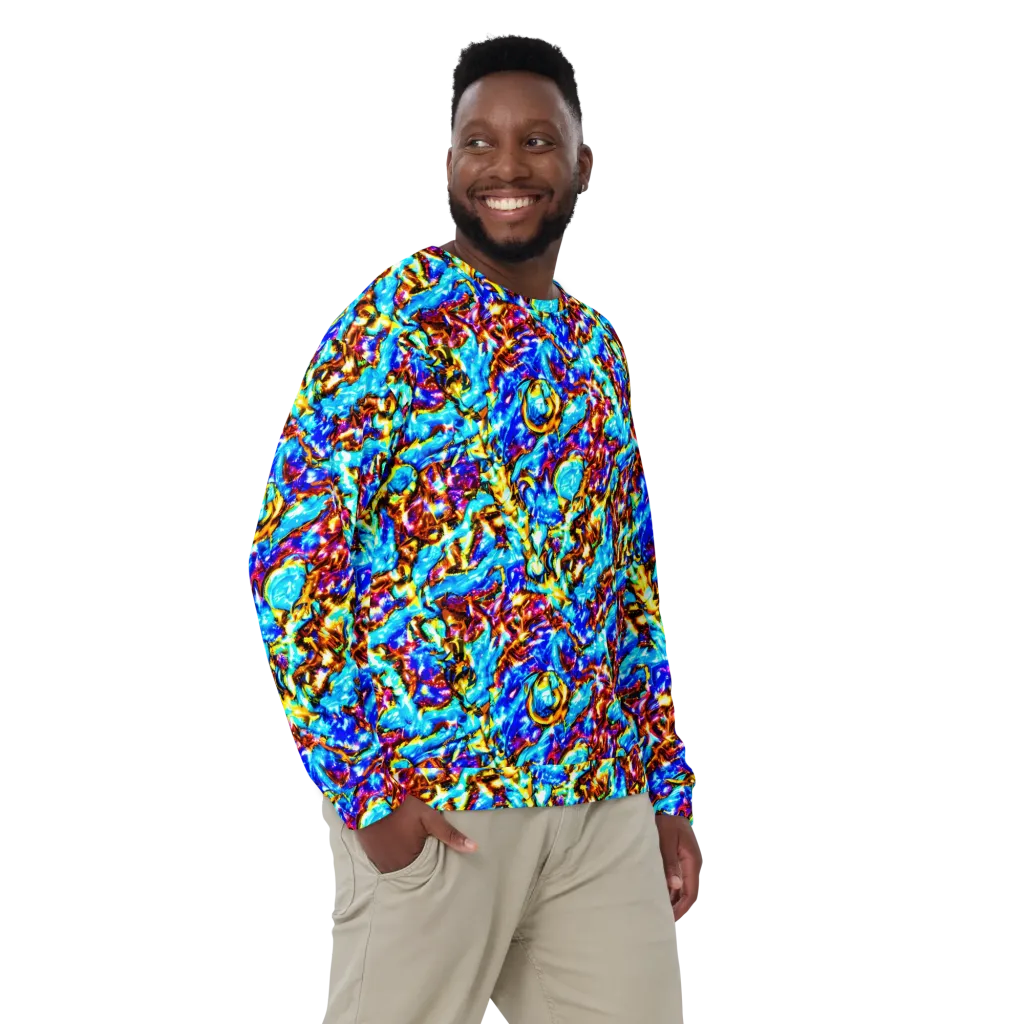 Saturated Storm on Sweatshirt — Front
