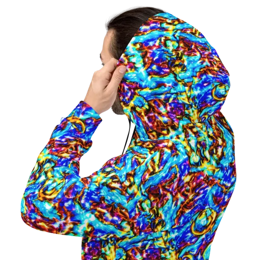 Saturated Storm on a Hoodie