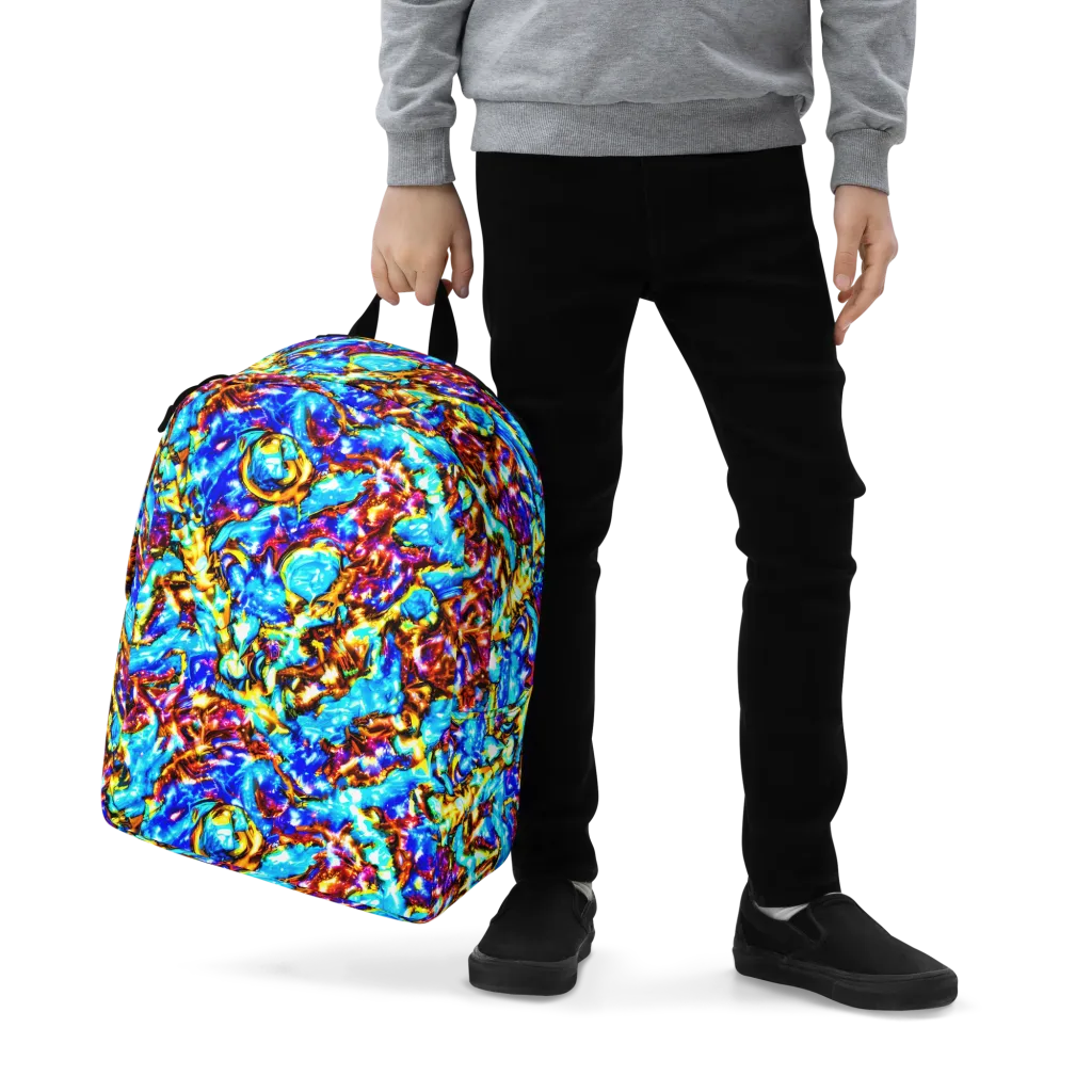 Saturated Storm on Minimalist Backpack — Zoomed-in