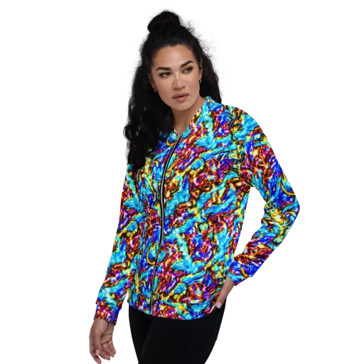 Saturated Storm on a Bomber Jacket