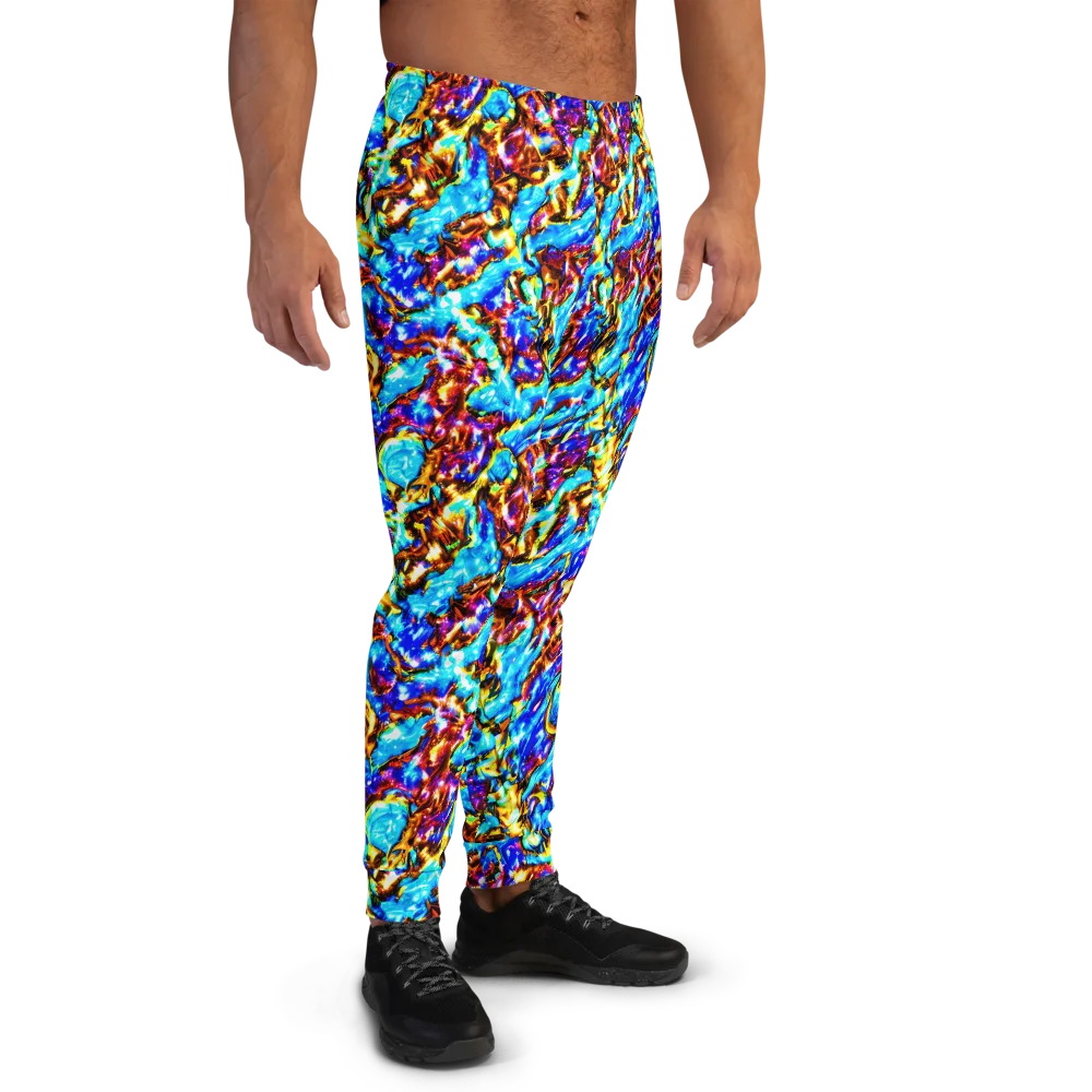 Saturated Storm on Men's Joggers — Right