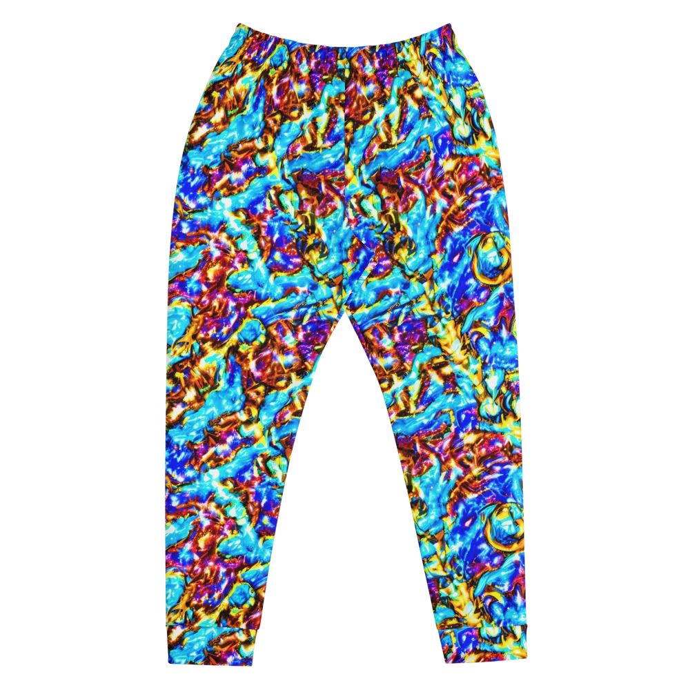 Saturated Storm on Men's Joggers — Front