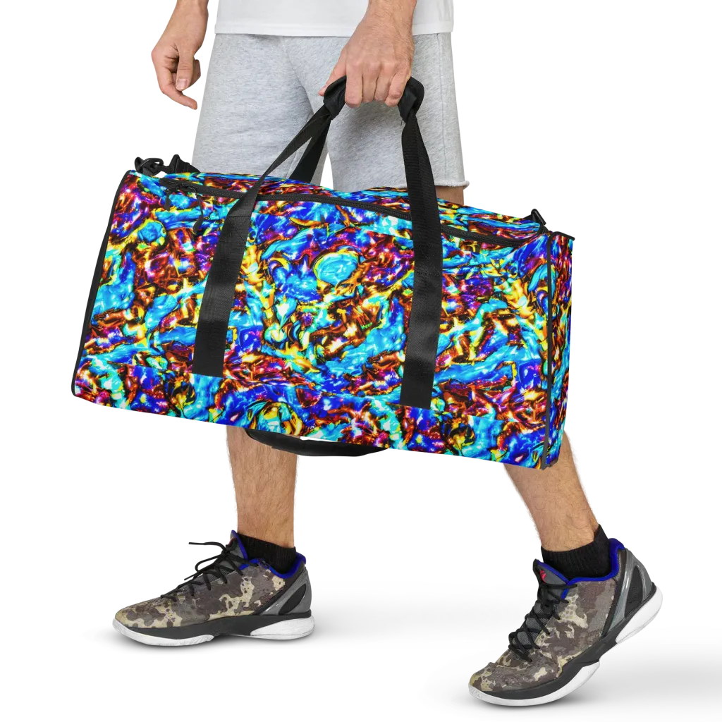 Saturated Storm on Duffle Bag — Front