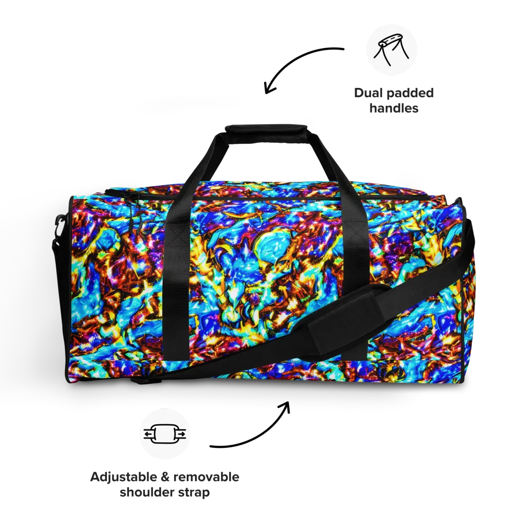 Saturated Storm on Duffle Bag — Front