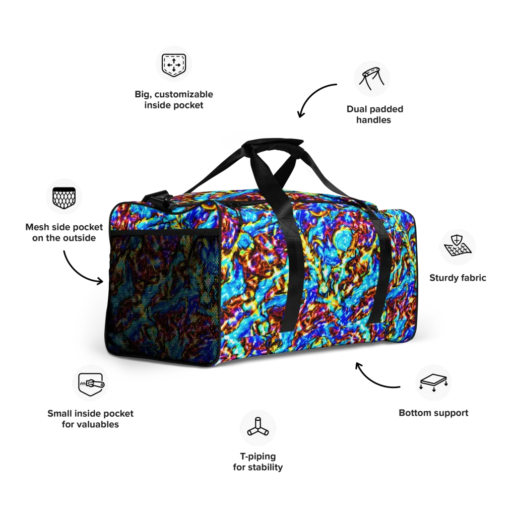 Saturated Storm on Duffle Bag — Right Front