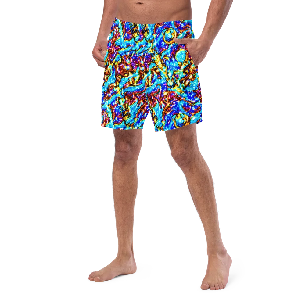 Saturated Storm on Swim Trunks — Left Front