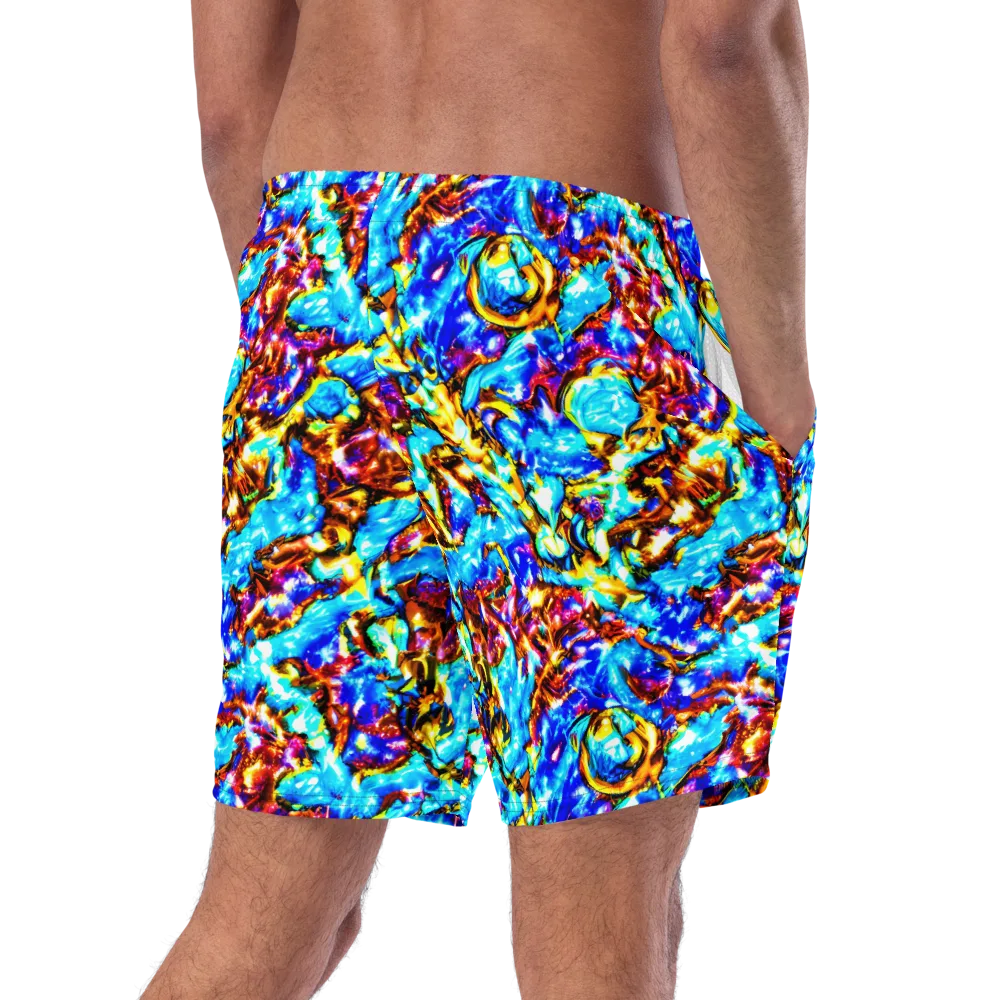 Saturated Storm on Swim Trunks — Right Back