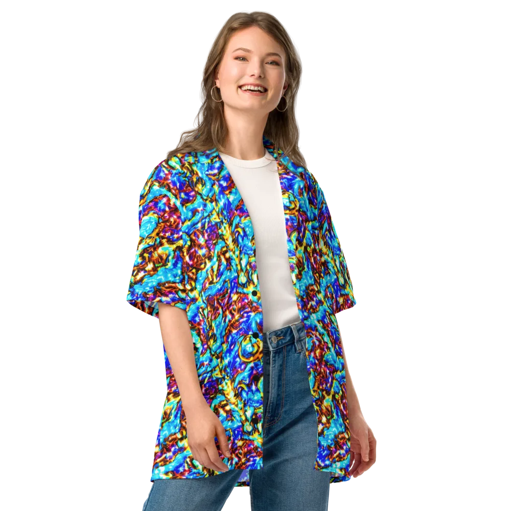 Saturated Storm on Button Shirt — Front