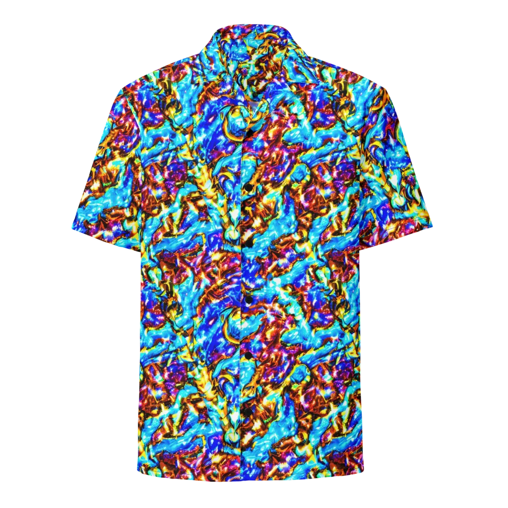 Saturated Storm on Button Shirt — Front