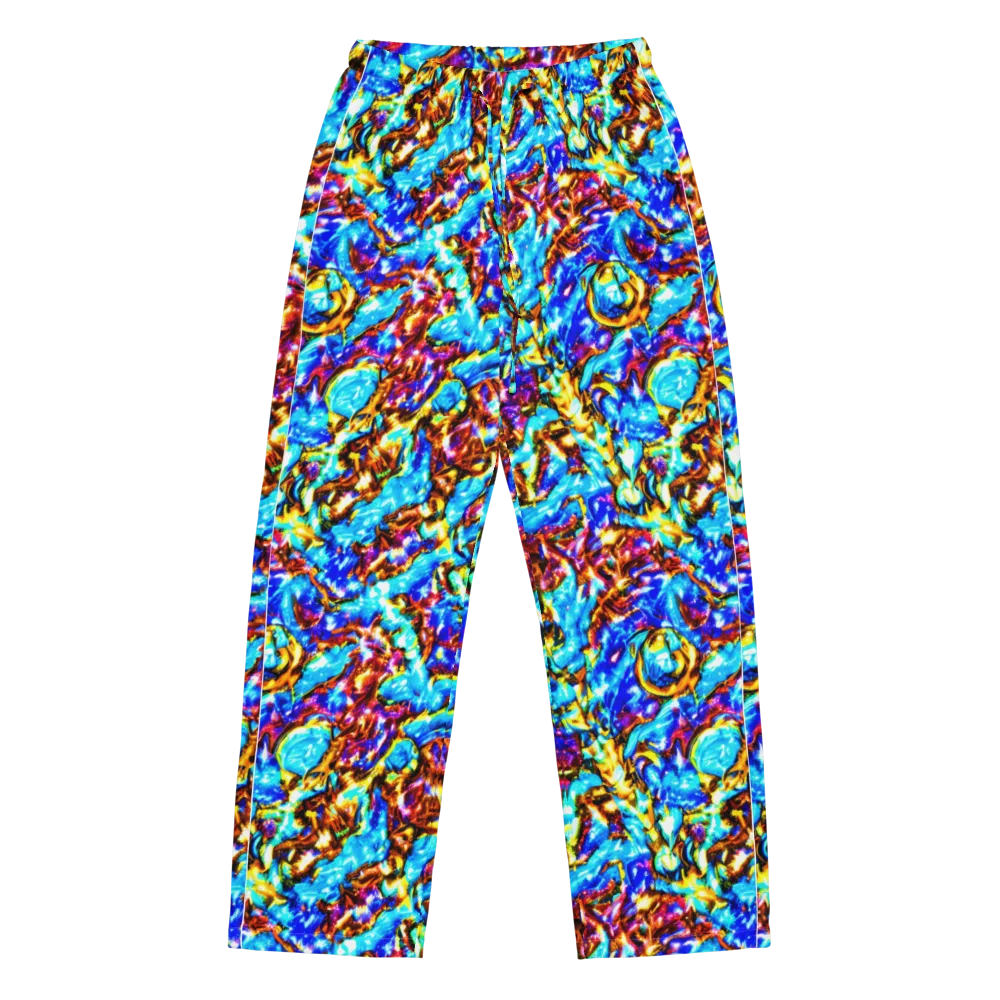 Saturated Storm on Women's Pajama Pants — Front