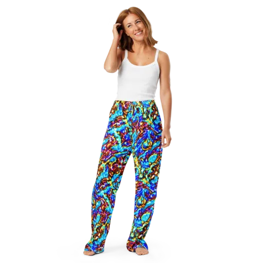 Saturated Storm on a Women's Pajama Pants