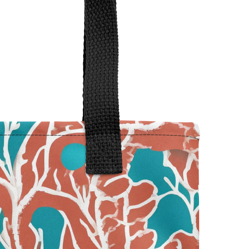 Teal Tangle on Tote Bag — Product details