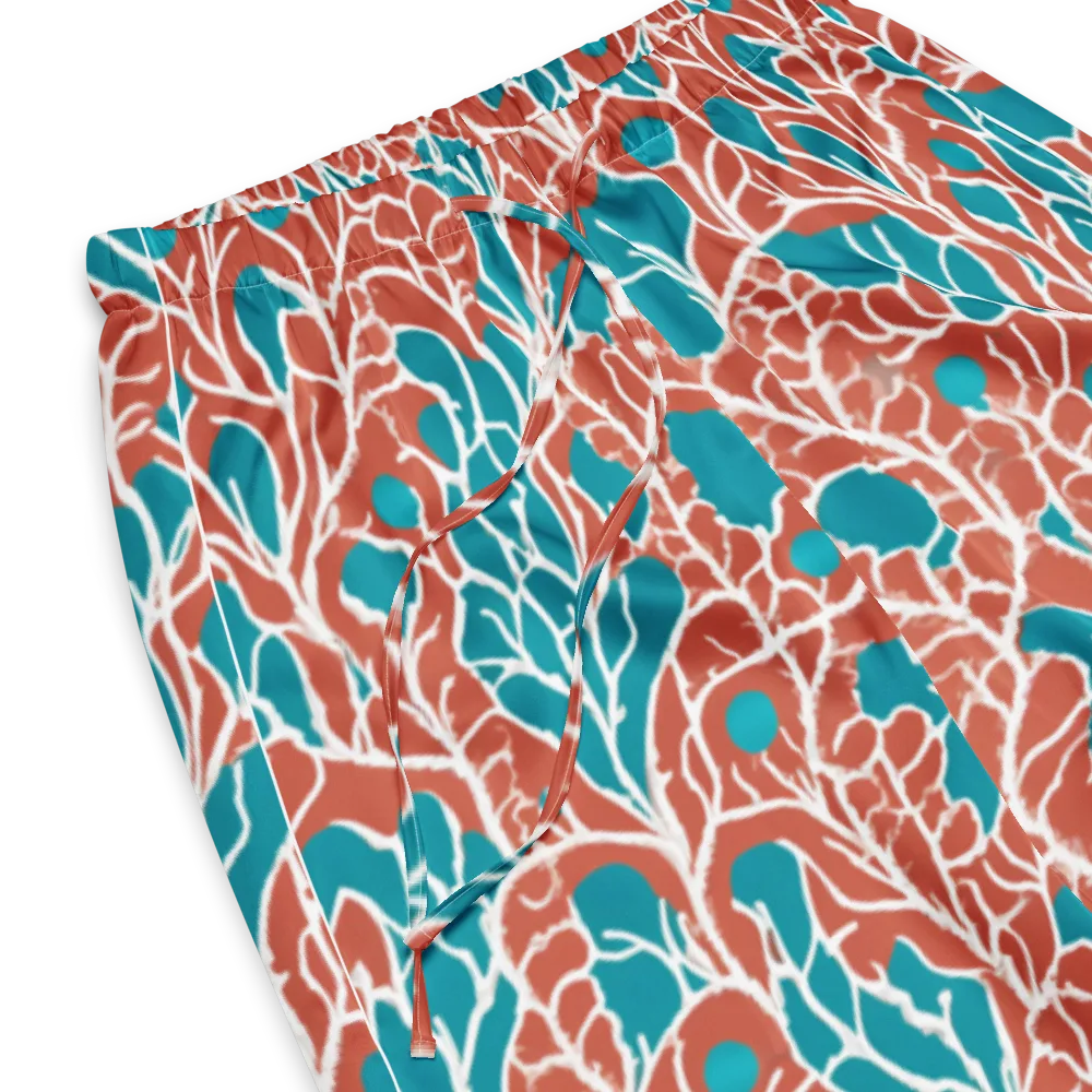 Teal Tangle on Women's Pajama Pants — Product details
