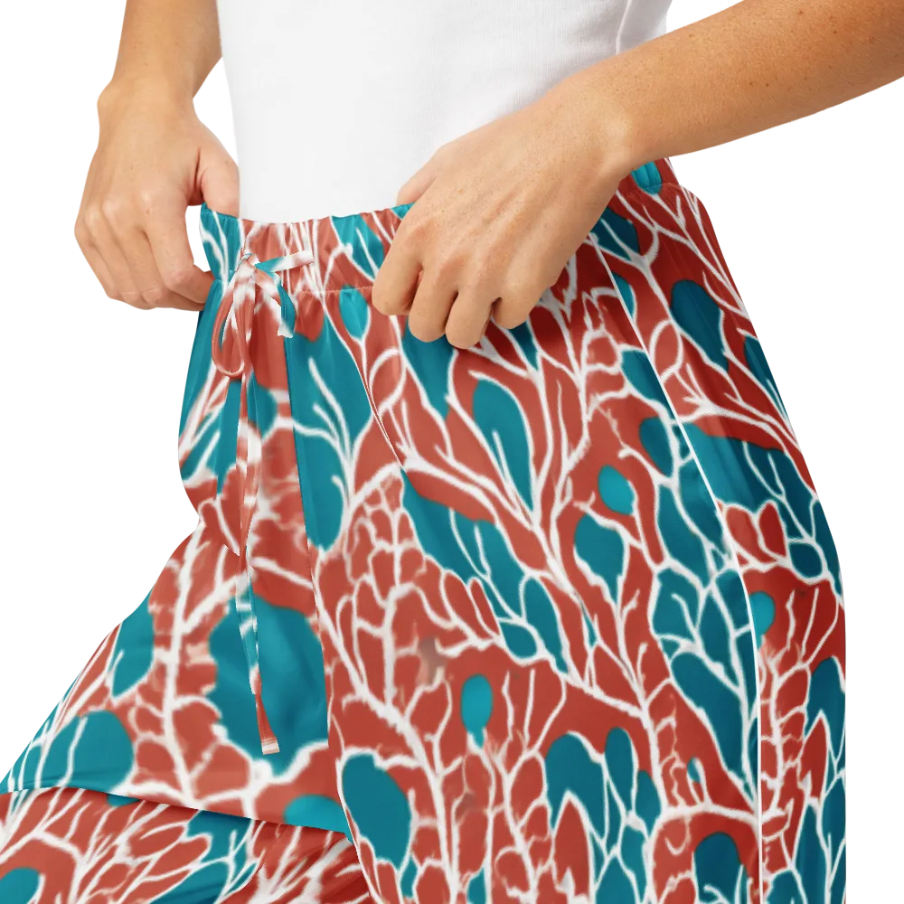 Teal Tangle on Women's Pajama Pants — Product details