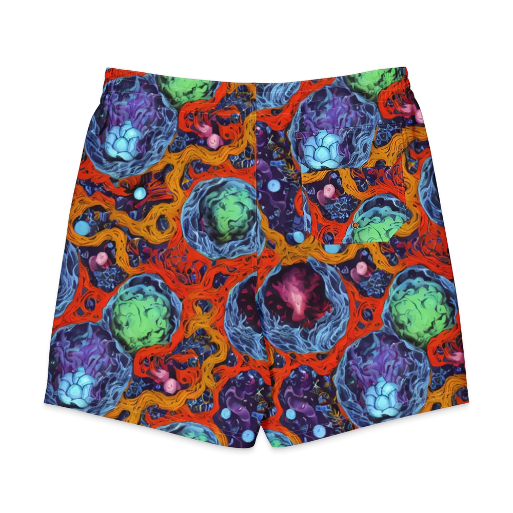 Nebula Reef on Men's Board Shorts — Back