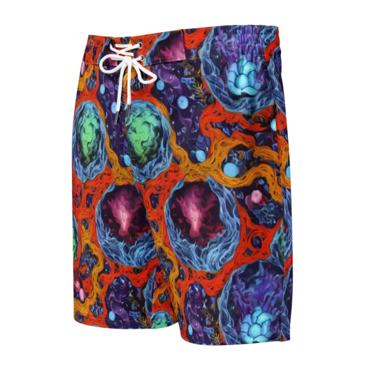 Nebula Reef on a Men's Board Shorts