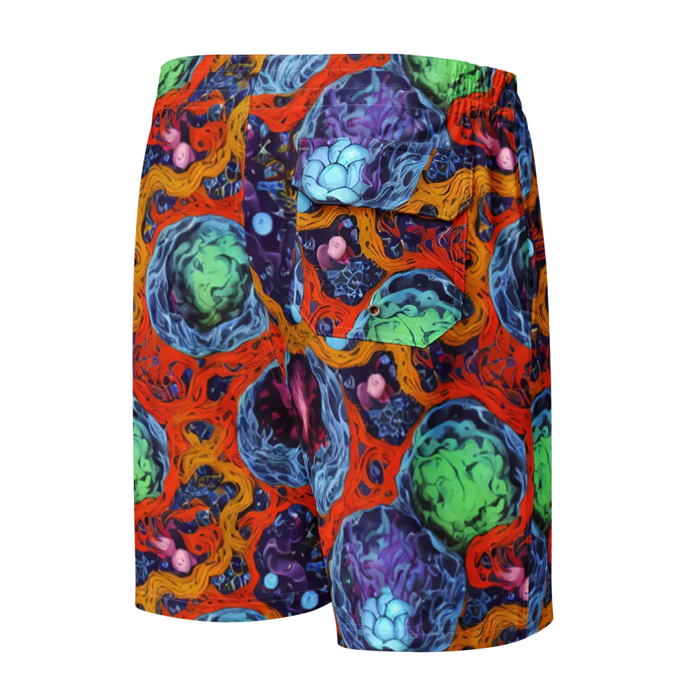 Nebula Reef on Men's Board Shorts — Back