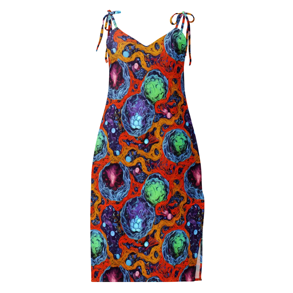 Nebula Reef on Slip Dress — Front