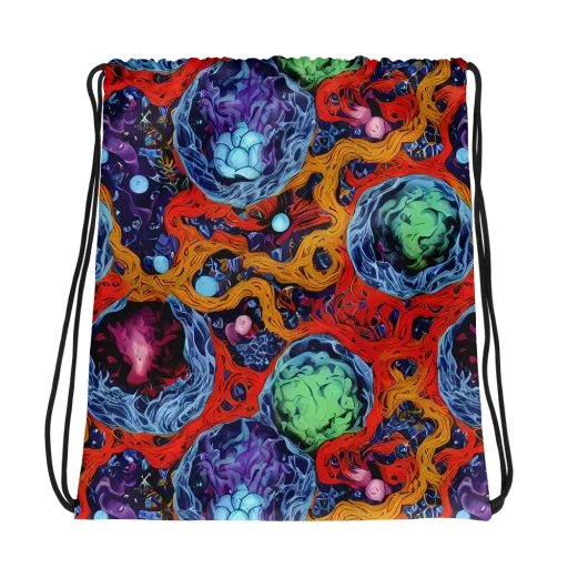 Nebula Reef on a Drawstring Bag
