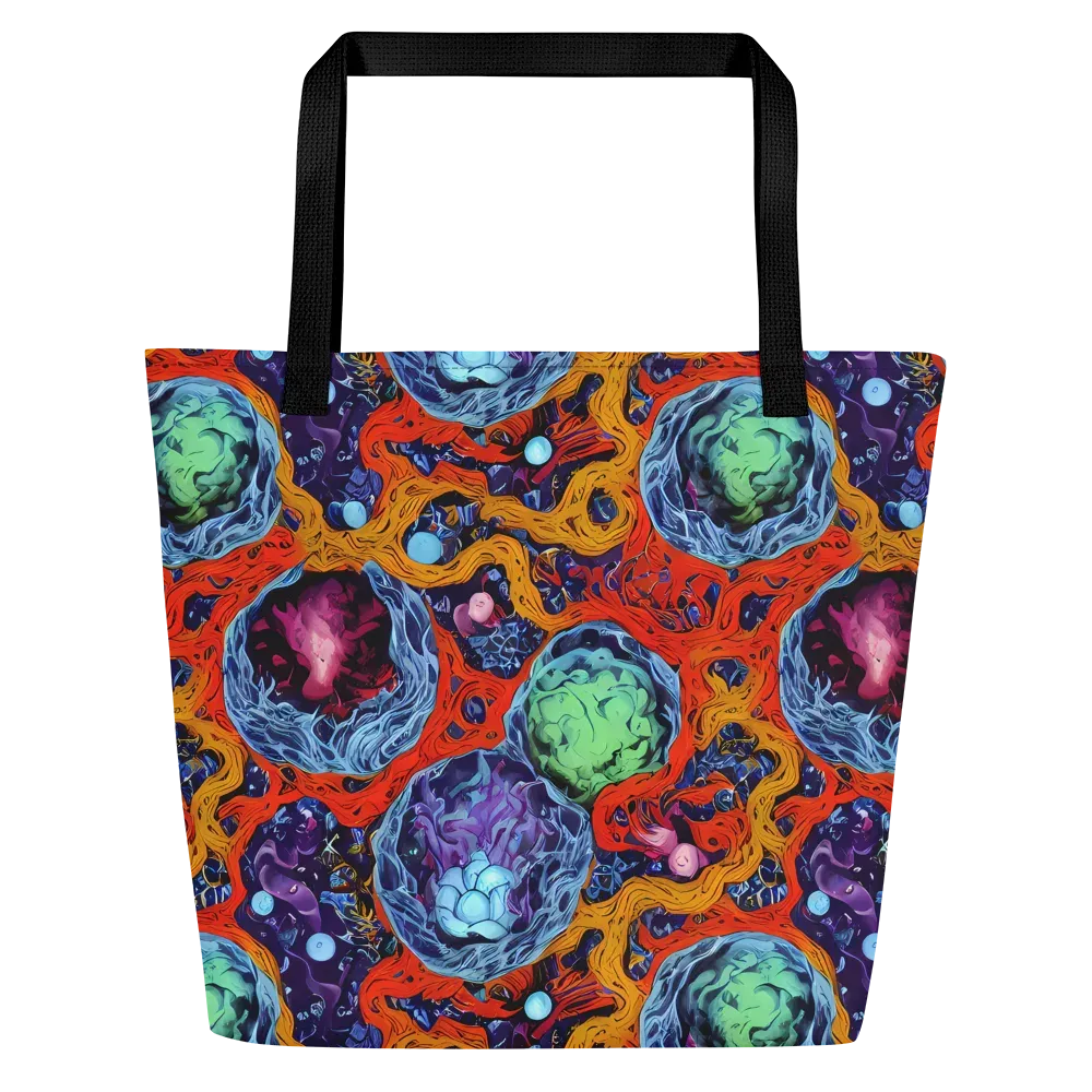 Nebula Reef on Large Tote Bag W/ Pocket — Front