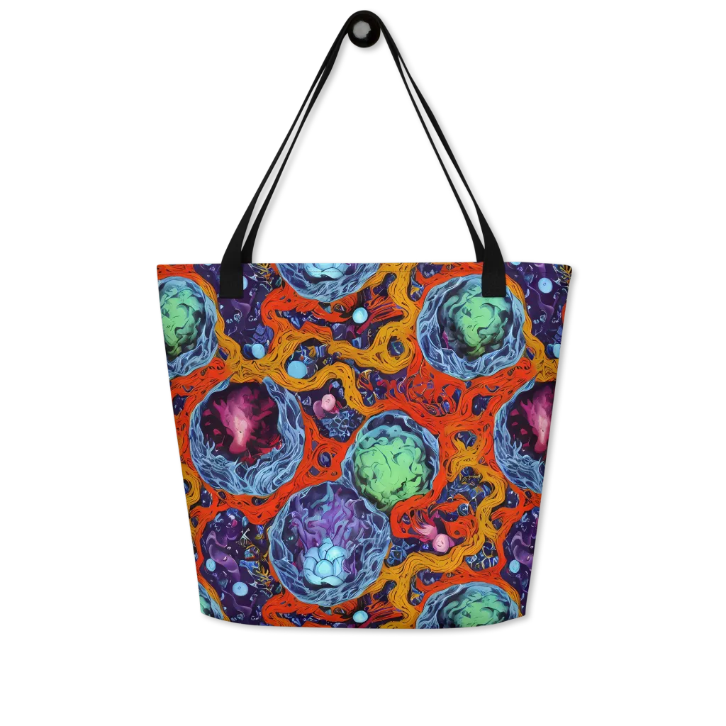 Nebula Reef on Large Tote Bag W/ Pocket — Front