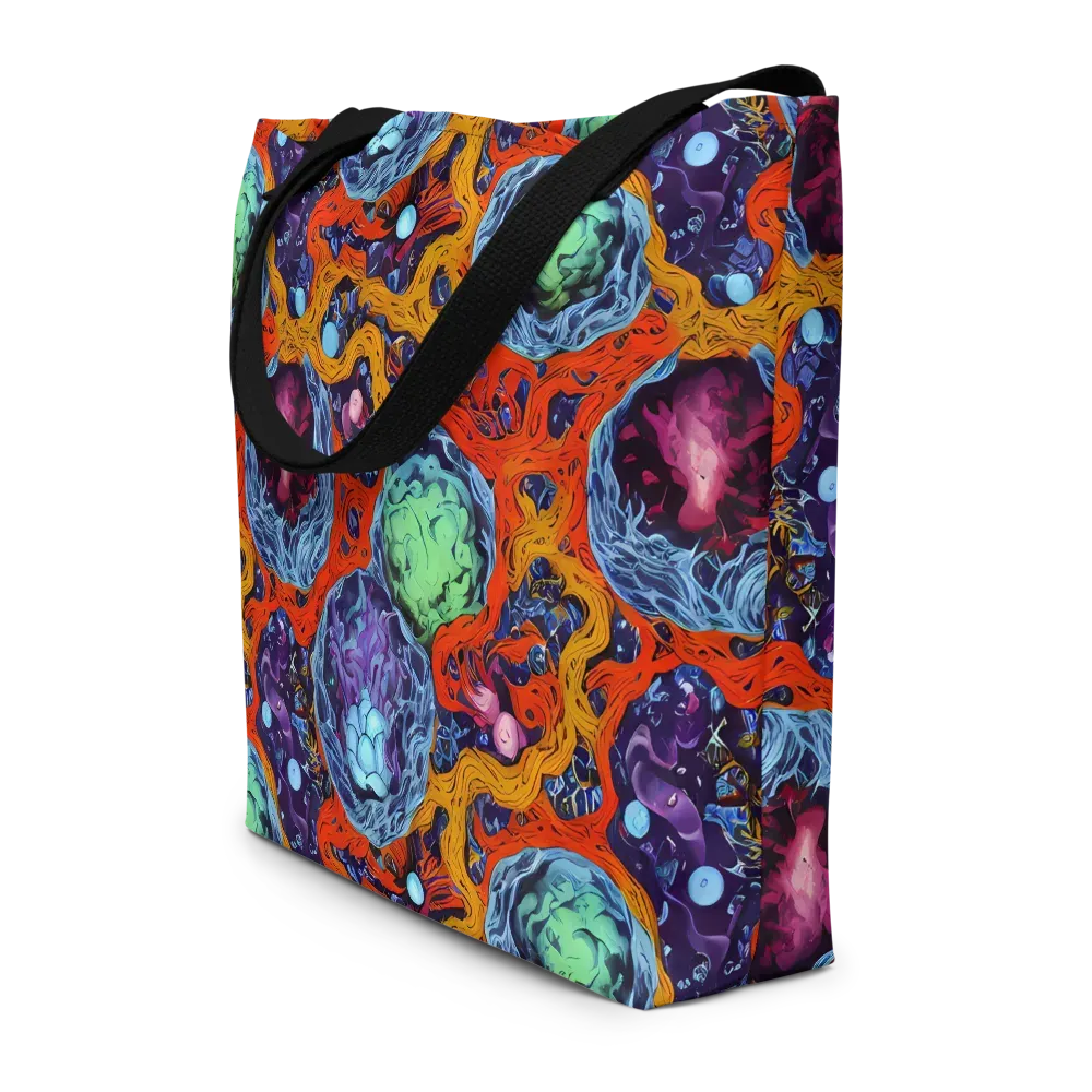 Nebula Reef on Large Tote Bag W/ Pocket — Front