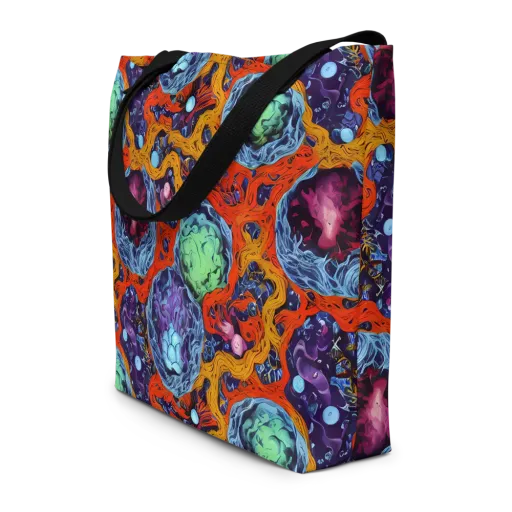 Nebula Reef on a Large Tote Bag W/ Pocket