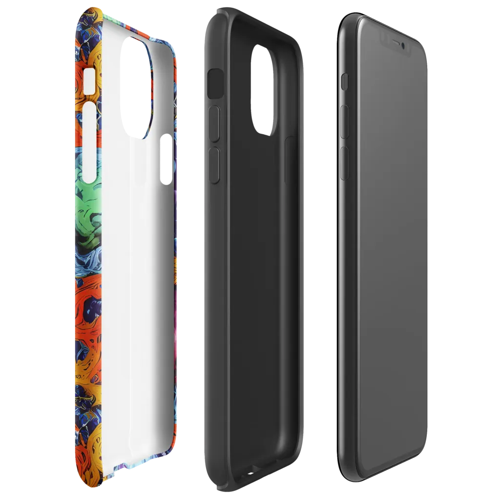 Nebula Reef on Tough Case for iPhone® — Right
