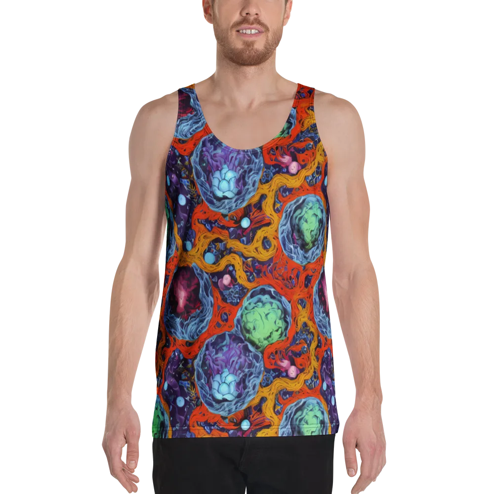Nebula Reef on Men's Tank Top — Front