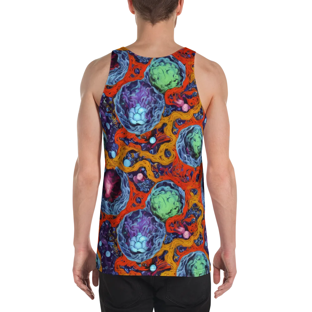 Nebula Reef on Men's Tank Top — Back