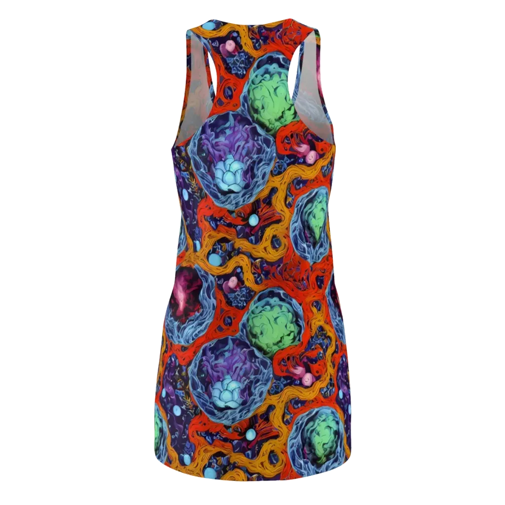 Nebula Reef on Racerback Dress — Back