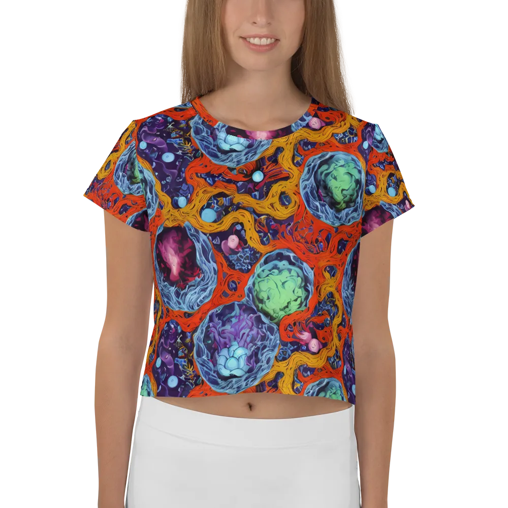 Nebula Reef on Crop Tee — Front