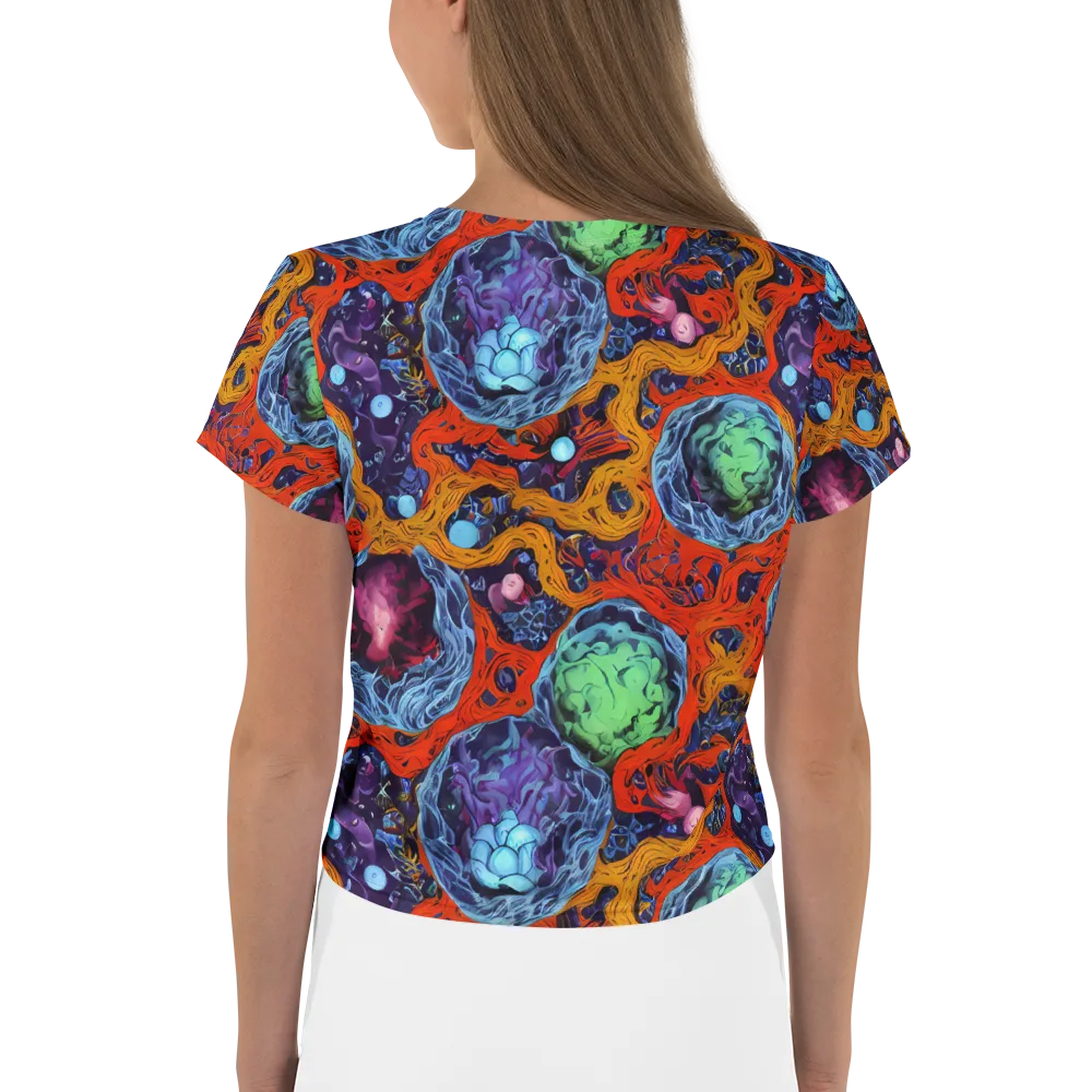 Nebula Reef on Crop Tee — Back