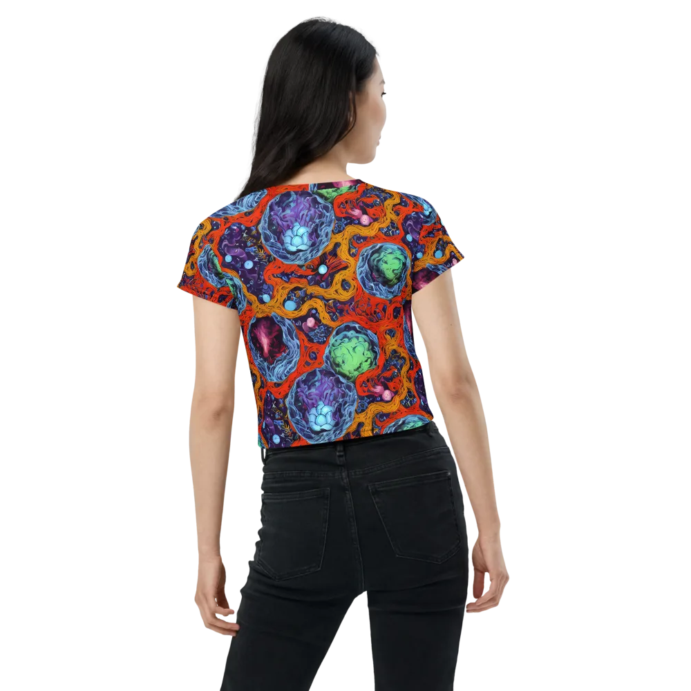 Nebula Reef on Crop Tee — Back