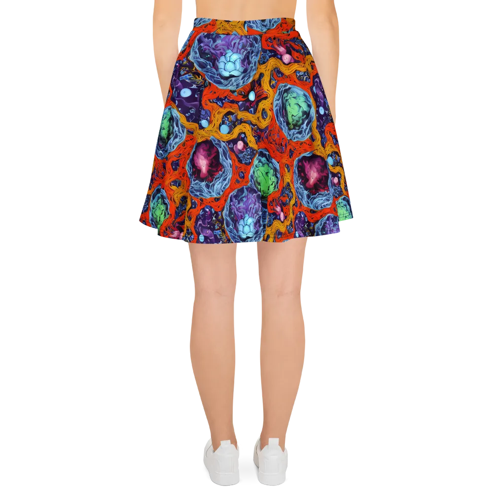 Nebula Reef on Skater Skirt — Back