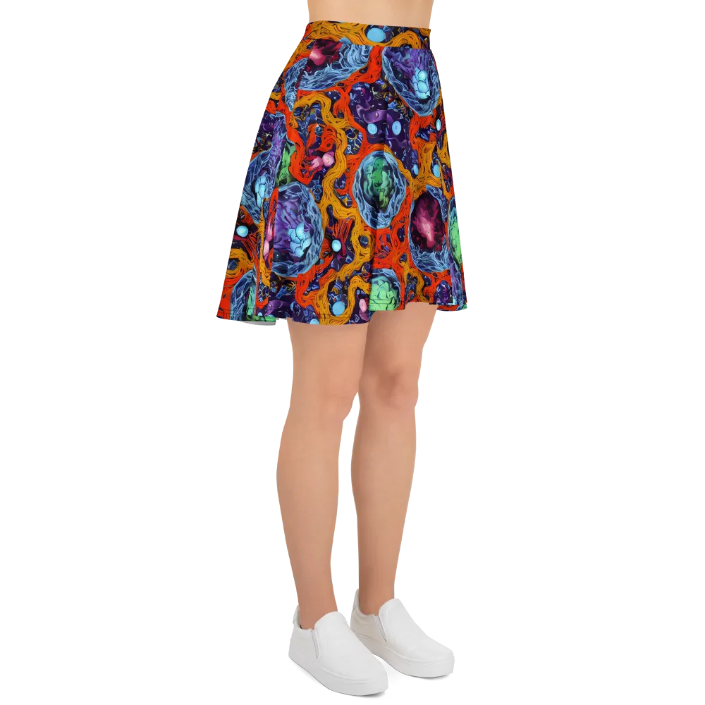 Nebula Reef on Skater Skirt — Right