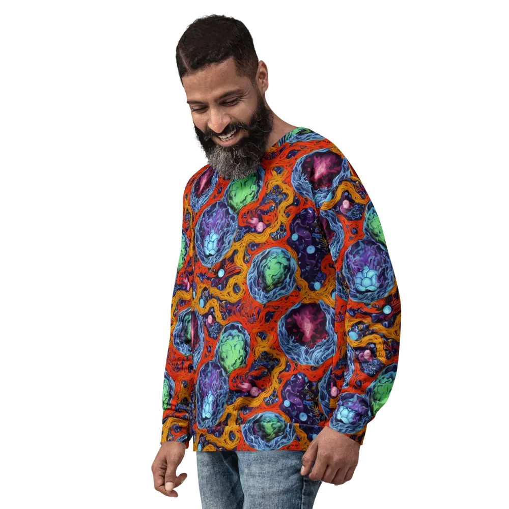 Nebula Reef on Sweatshirt — Left Front