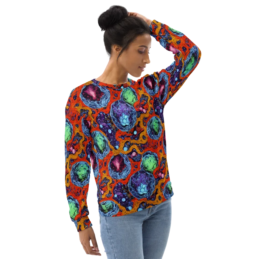 Nebula Reef on Sweatshirt — Right Front