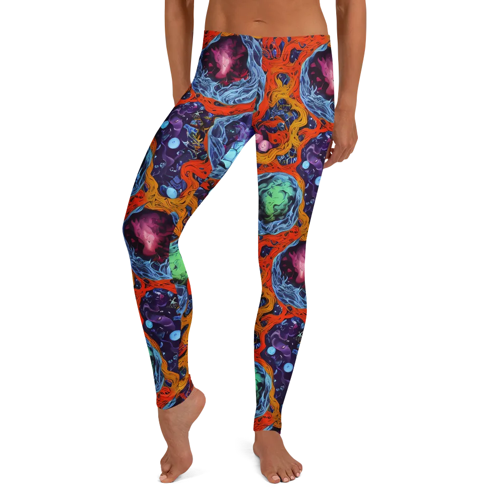 Nebula Reef on Leggings — Front